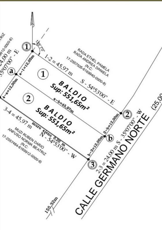 Plano de lotes